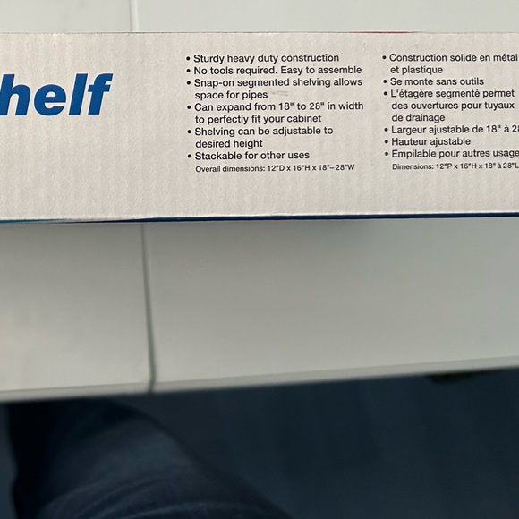 Under the sink storage shelf - Picture 2 of 2